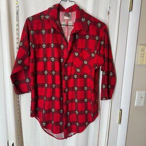 Vintage Cindy Collins Women's Plaid Shirt